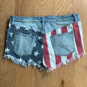 Mossimo American Flag Cut-offs